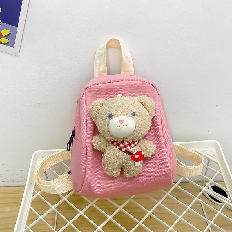 Stylish And Fun Childrens Backpack Lightweight Canvas Material With Animal Patterns