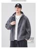 Men's Autumn Fleece Hooded Jacket - Warm, Loose, Casual Outdoor Wear