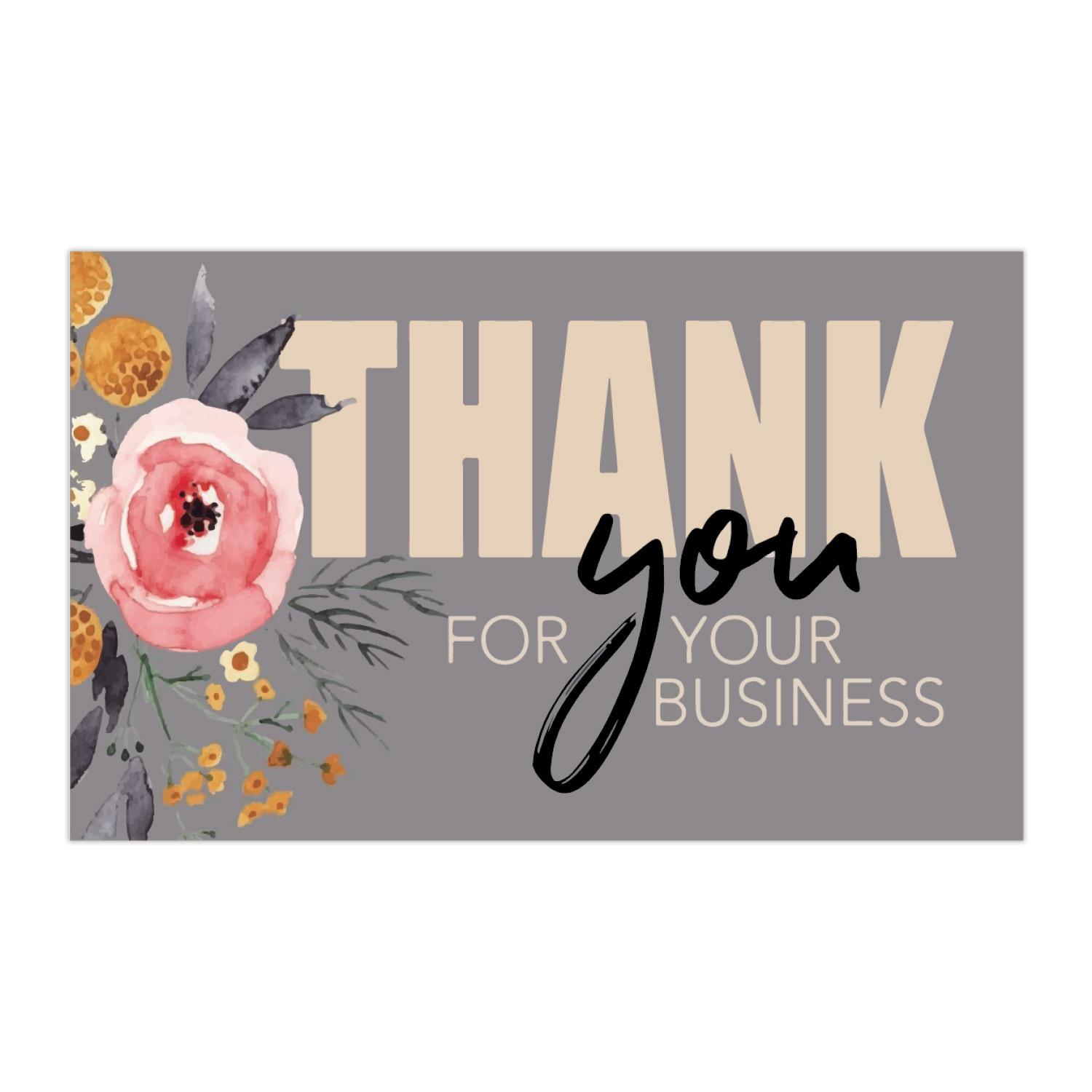 

30/50 шт. Спасибо за ваш заказ. Черно-белые открытки для поддержки бизнеса. Поздравительная открытка для украшения небольшого магазина. 30PCS