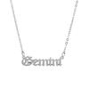 Minimalist and Exquisite Birthstone Women's Necklace Pendant Stainless Steel Plated 18K Gold Birthstone Jewelry Gift Necklace