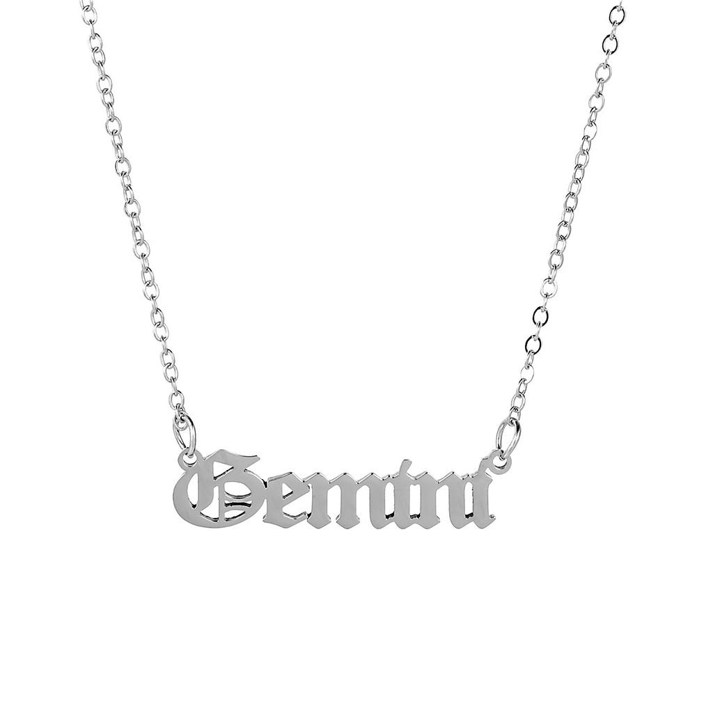 Minimalist and Exquisite Birthstone Women's Necklace Pendant Stainless Steel Plated 18K Gold Birthstone Jewelry Gift Necklace