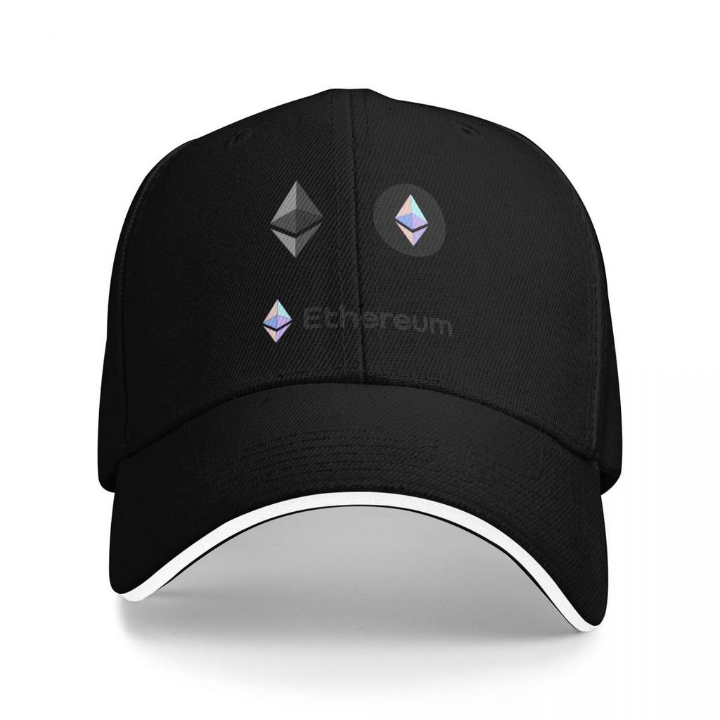 Ethereum Cryptocurrency Baseball Caps Snapback Baseball Hats Breathable Casual Casquette Outdoor Unisex
