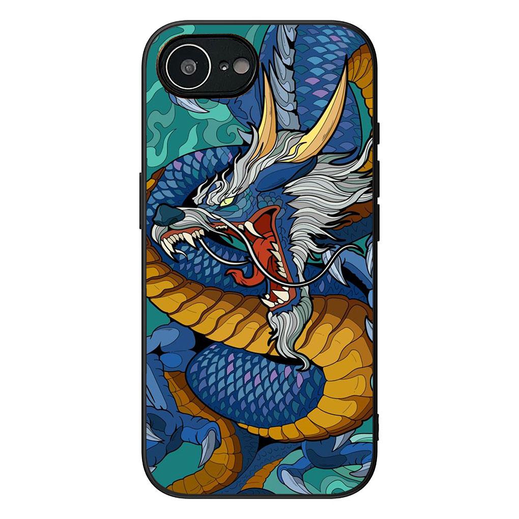 Cover for Samsung Galaxy S22 S21 S20 FE Ultra Plus A35 A36 A55 A37 A33 A34 A57 Coque Phone Case Fashion Ferocious Dragon Chinese