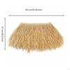 Artificial Thatch Effortless Installation To Install Synthetic Grass Panel with Mounting Band Dense