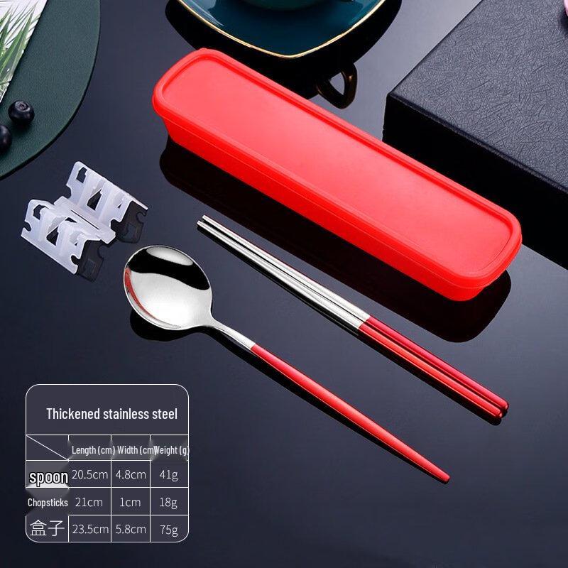 ZISIZ Portable Stainless Steel Cutlery Set