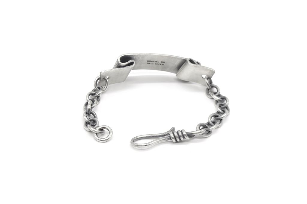 Oddcollet [Silver925]Scroll Chain Bracelet (L)