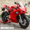 1/9 Scale DUCATI V4S Alloy Motorcycle Model with Lights - Kids' Premium Toy Car Replica, Racing Enthusiast Gift