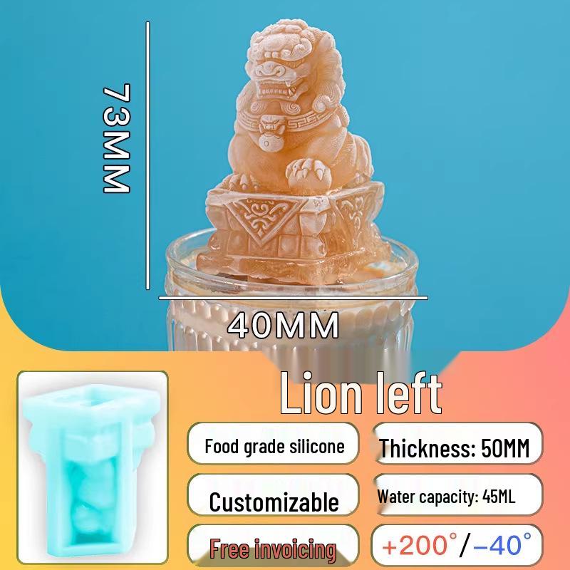 Crocodile-Shaped Silicone Ice Cube Tray for Whiskey – Large, Food-Grade, Cartoon Design