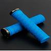 1Pair Bicycle TPE Handle Cover, Mountain Bike Xiangyun Non-slip Unilateral Locking Universal Grip Cover, Cycling Accessories