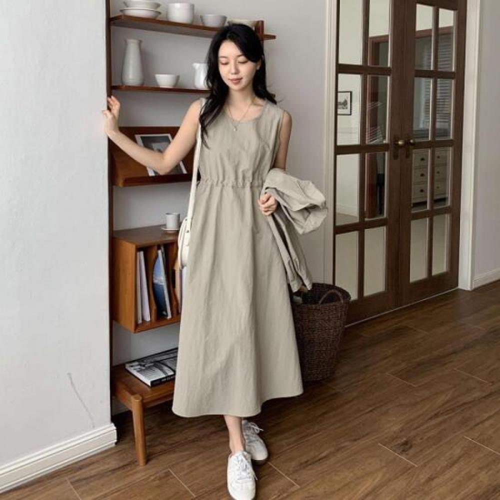 New Arrivals Open Run Women Long Dress Oversized Shirt Set