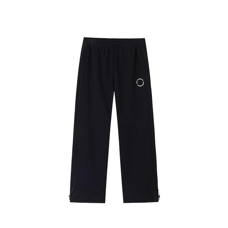 Anta Вязаные спортивные брюки прямого кроя свободного покроя Мужские брюки 152547311N-2 XL