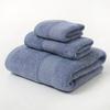 3Pcs Luxurious Cotton Towel Set Ultra Soft Highly Absorbent Includes 1 Bath Towels 1 Hand Towels 1 Washcloths For Home Bathroom