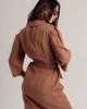 Summer Dress Sandrom 4466 42 L Camel Linen