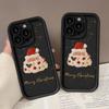 Vánoční Měkký Silikonový Kryt na Telefon Pro iPhone 15 Funda iPhone 16 Pro Max 11 13 14 12 XS X XR 7 8 Plus SE 16promax 15promax Kryt