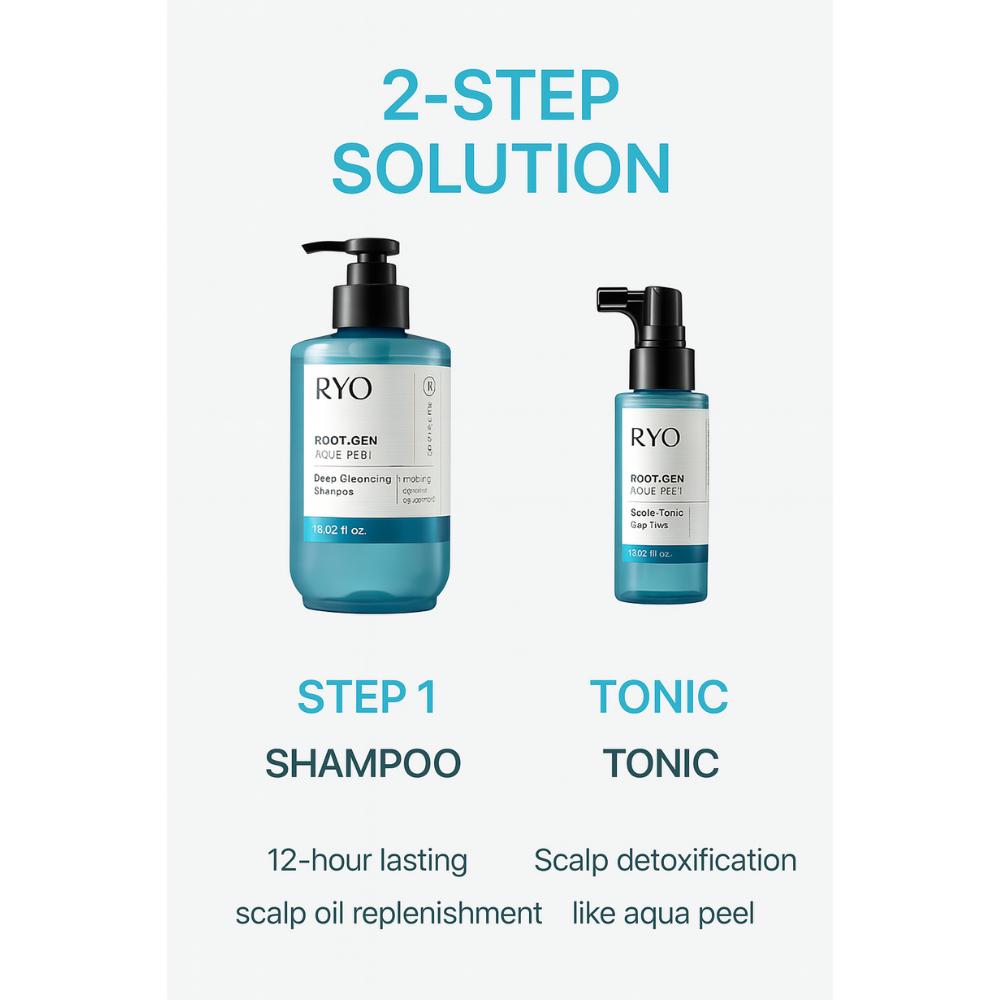 Ryo Root Gen Aqua Peel Kopfhauttonikum 3.38 fl oz/ 100ml