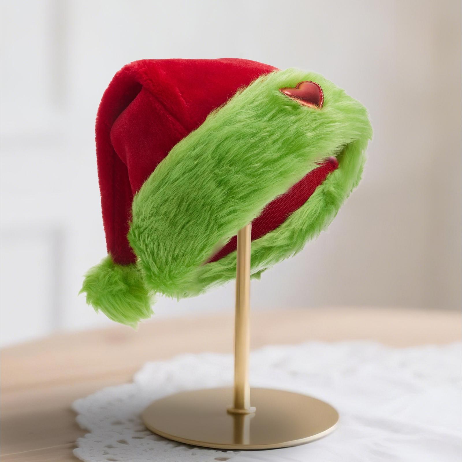 Familie Kerstmanmuts Volwassenen Kinderen Pluche Kerstmuts voor Kerstfeest Kerstman Cosplay Kostuum 45x32cm multi