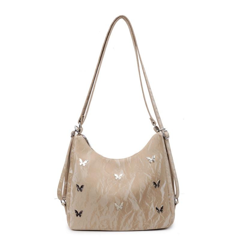 Commuter Tote Bag Women's Large-capacity New Casual Niche Shoulder Bag Multi-functional Backpack Backpack