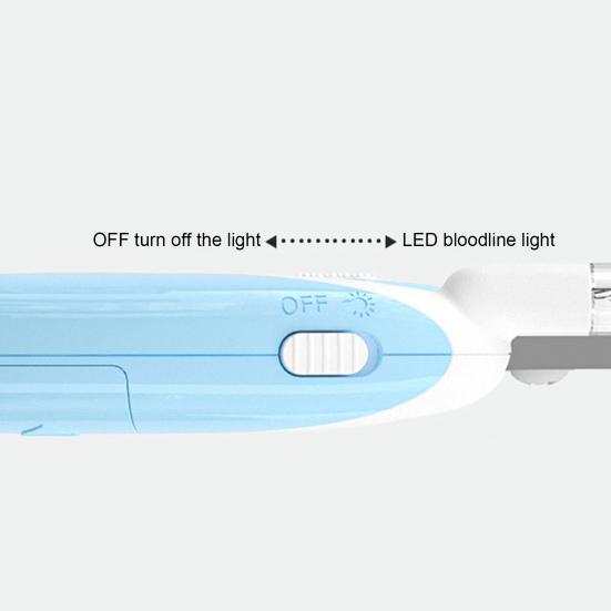 Nagelknipser für Haustiere mit eingebautem LED-Licht, Sicherheitsschutz, beleuchteter Nagelknipser für Haustiere, verbesserte Sichtbarkeit, Nagelschneider, Nagelpflegewerkzeug für die Haustierpflege
