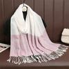 Jacquard Retro Ethnic Style Human Cotton Cashew Shawl Spring And Autumn Fringed Long Decorative Scarf