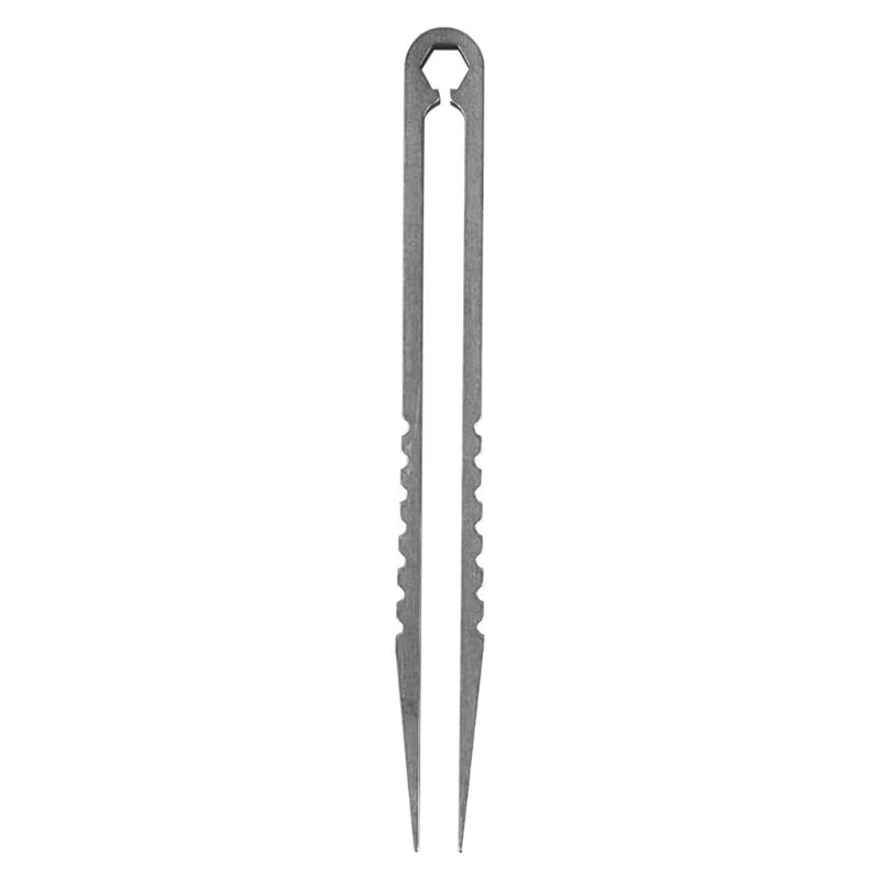 Ti Alloy Precised Tweezers For Outdoor Survival Camping Gaming Accessories Every Day Carry Essential Tool