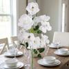 Real Touch Artificial Rose Flower Realistic Handmade Simulation Big Rose Luxury Camellia Faux Rose Branch Party Favors