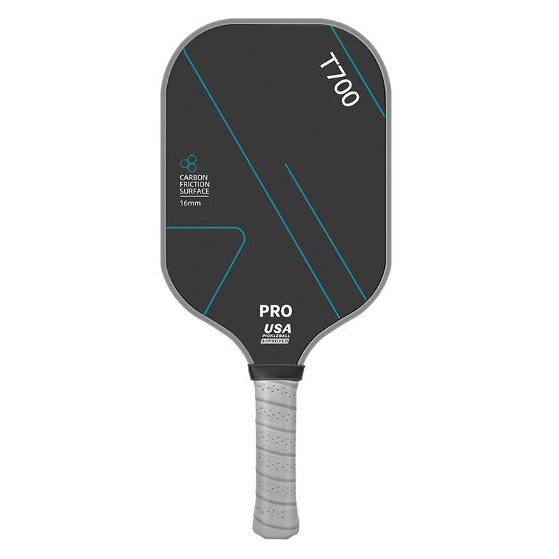 

1Pc Pickleball Paddles + 2 Peakball Balls Carbon Fiber Lightweight Racquets Set Indoor And Outdoor Exercise For All Ages grey