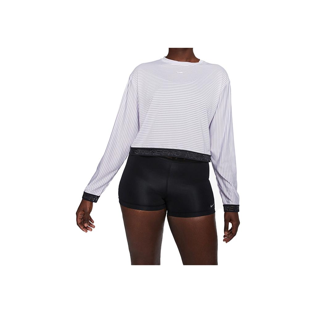 Nike Pro Mesh Training Top Women Tops Lilac-Purple CJ4176-536