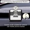 TEEQ Car Phone Holder for Tesla Model Y Juniper Model3 Highland Magnetic Charger Stand Adjustable Extend Mount