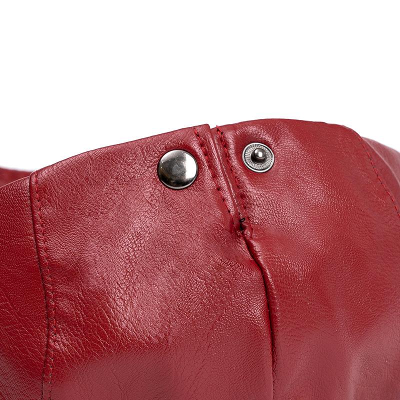 Leather Beret Men's Autumn Winter Warm British Peaked Cap Women's Forward Cap Painter Cap