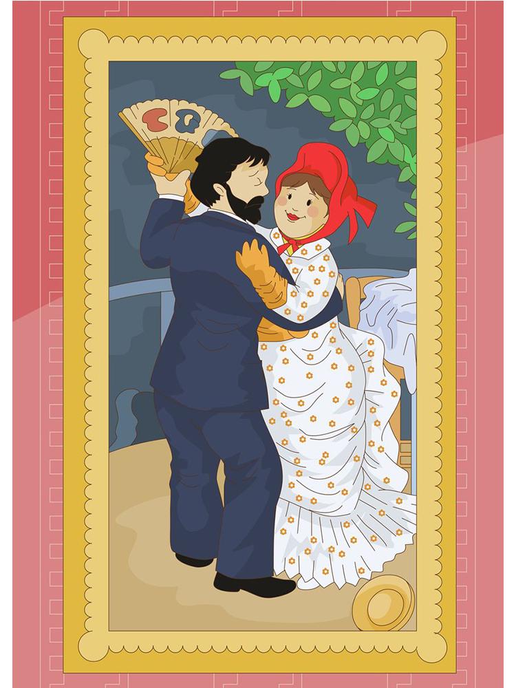 Pictură faimoasă drăguță, poster de artă din desene animate și imprimeuri, picturi pe pânză, artă de perete pentru sufragerie, decorarea casei