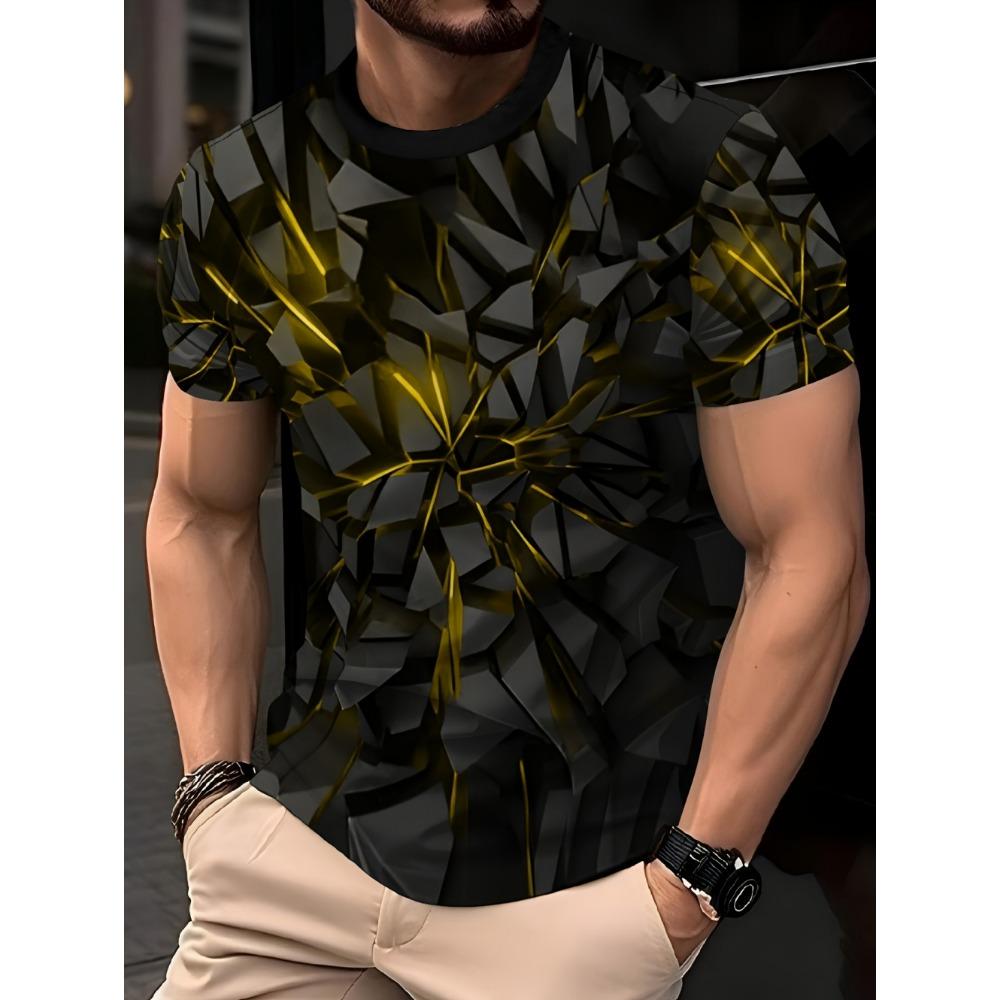 3D Printing of Men's Summer Short Sleeved T-shirt