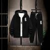 Minimalist Hoodie - Set Gothic B Print Loose Fit Casual Outfit Teens Young Adults