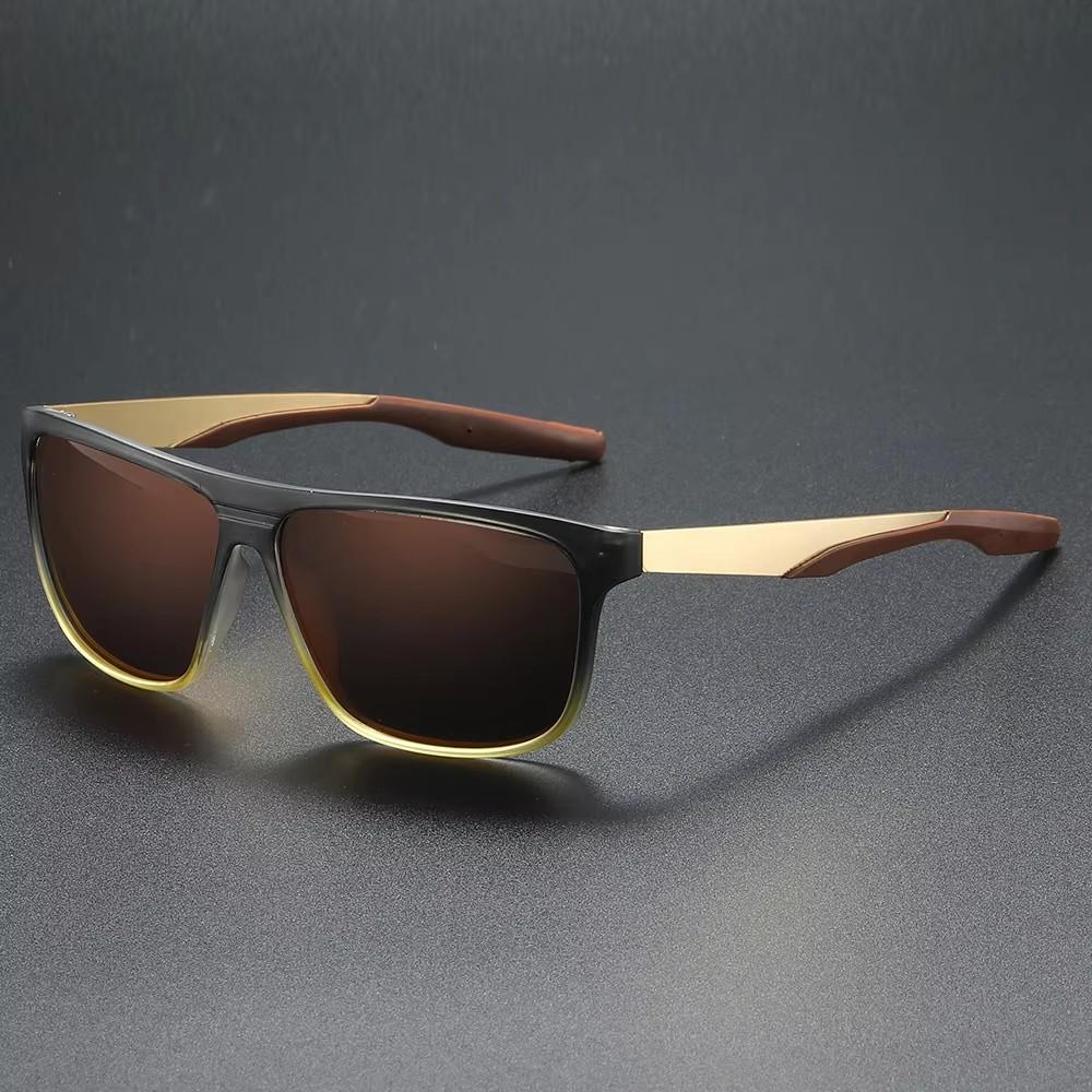 Fable Men's Tr Metal Sunglasses For Uv400 Fishing Tourism Outdoor Cycling Driving Glasses Polarized Sun Glasses