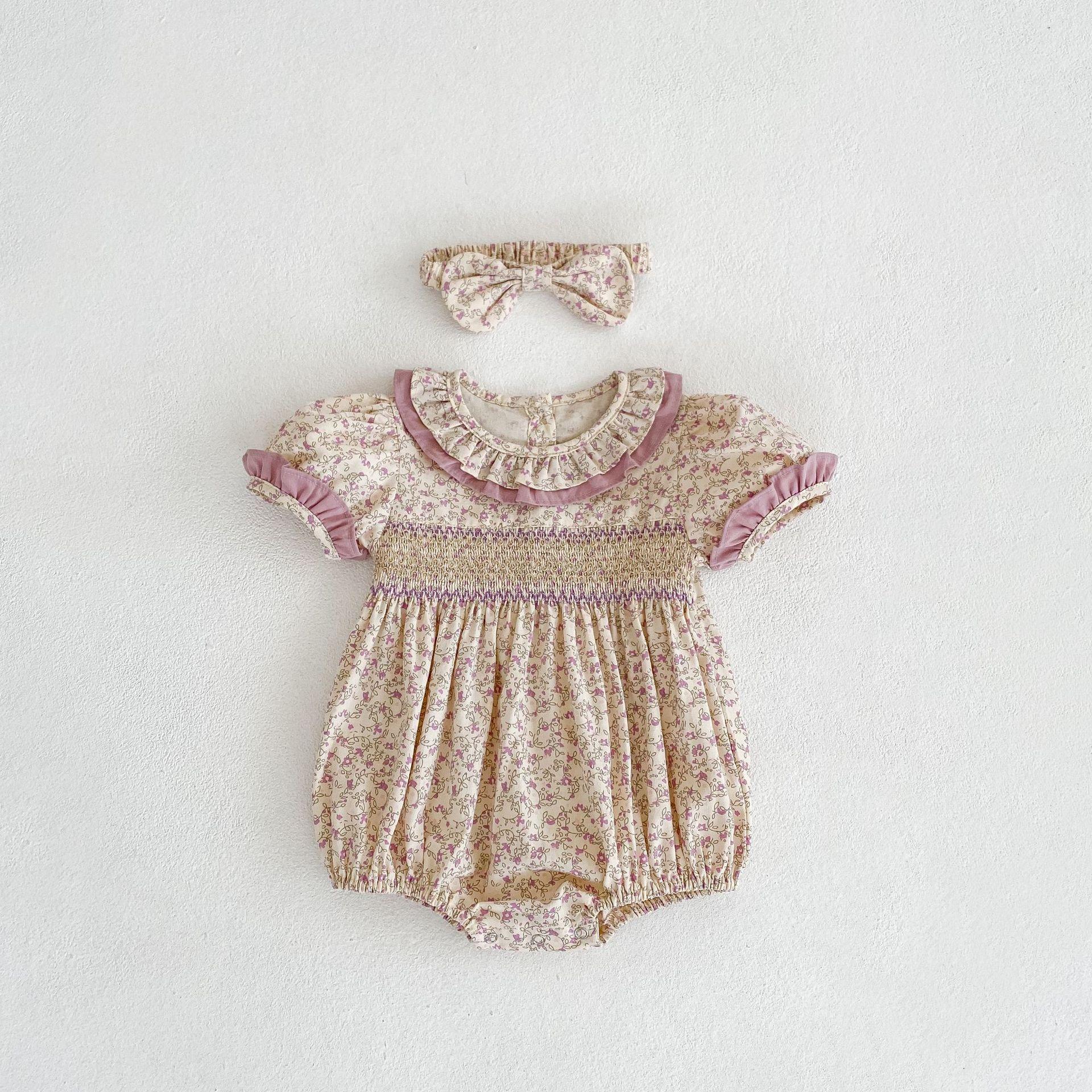MARKET-2 Nieuwe Zomer Baby Meisje Kleding Korte Mouw Kant Bloemenmeisjes Jurk Katoen Baby Romper Prinsessen Jurk Familie Matching Zus Outfit 120-5T