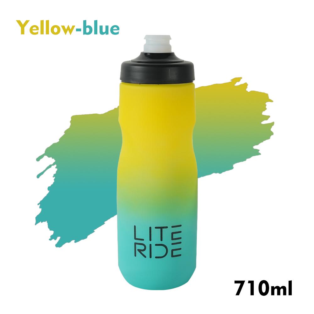 LITERIDE Bicycle Water Bottle 610/710ML PP Sports Cup Cycling Kettle Outdoor Camping Hiking Squeeze Bike Cup