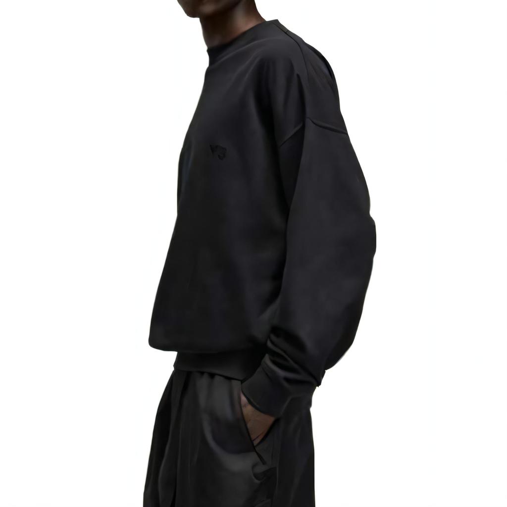 Adidas X Y-3 Collaboration French Terry Comfortable Soft Versatile Sweater Men Sweater Black JN4926