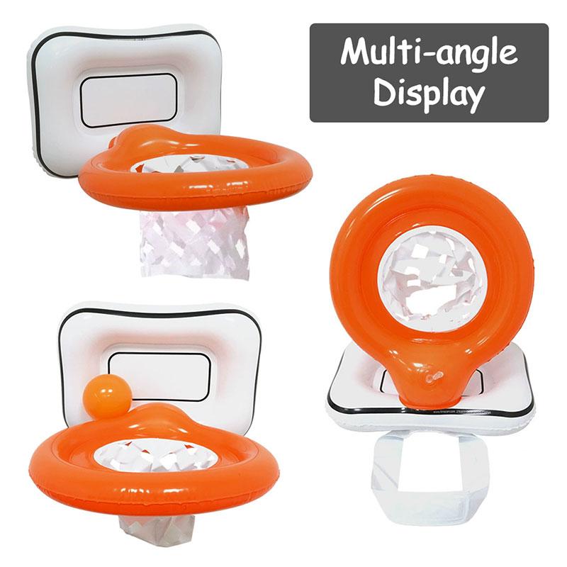 Inflatable Basketball Hoop Throwing Toys Party Activity Games Creative Hats Parent-Child Sports Game Children Adult Outdoor Toys