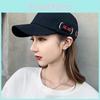 Letter Fashionable Embroidery Neutral Casual Summer Sun Shading Cap Baseball