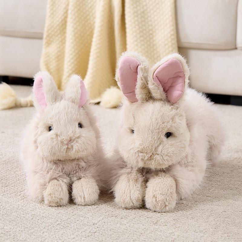Bambola Coniglio di Peluche con Imbottitura in Cotone PP per Bambini e Regali