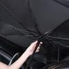 Parapluie de Voiture à Isolation Thermique Pare-Soleil Rétractable Couvertures d'Ombrev Protection Solaire Pare-Soleil Fenêtre Avant de Voiture