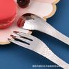 Hammer 304 stainless steel dessert spoon golden fruit fork Japanese ins hammer coffee spoon ice cream spoon cake fork