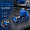 LED Display Timer Relay Module DC 12V Delay On Off Relay Cycle Timing Switch  Industrial Equipment