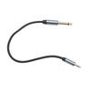 3.5mm Mono Male to 6.35mm Mono Male Sound Cable 11.8 Inch 6.35mm to 3.5mm Headphone Adapter Cord for Speaker Amplifier