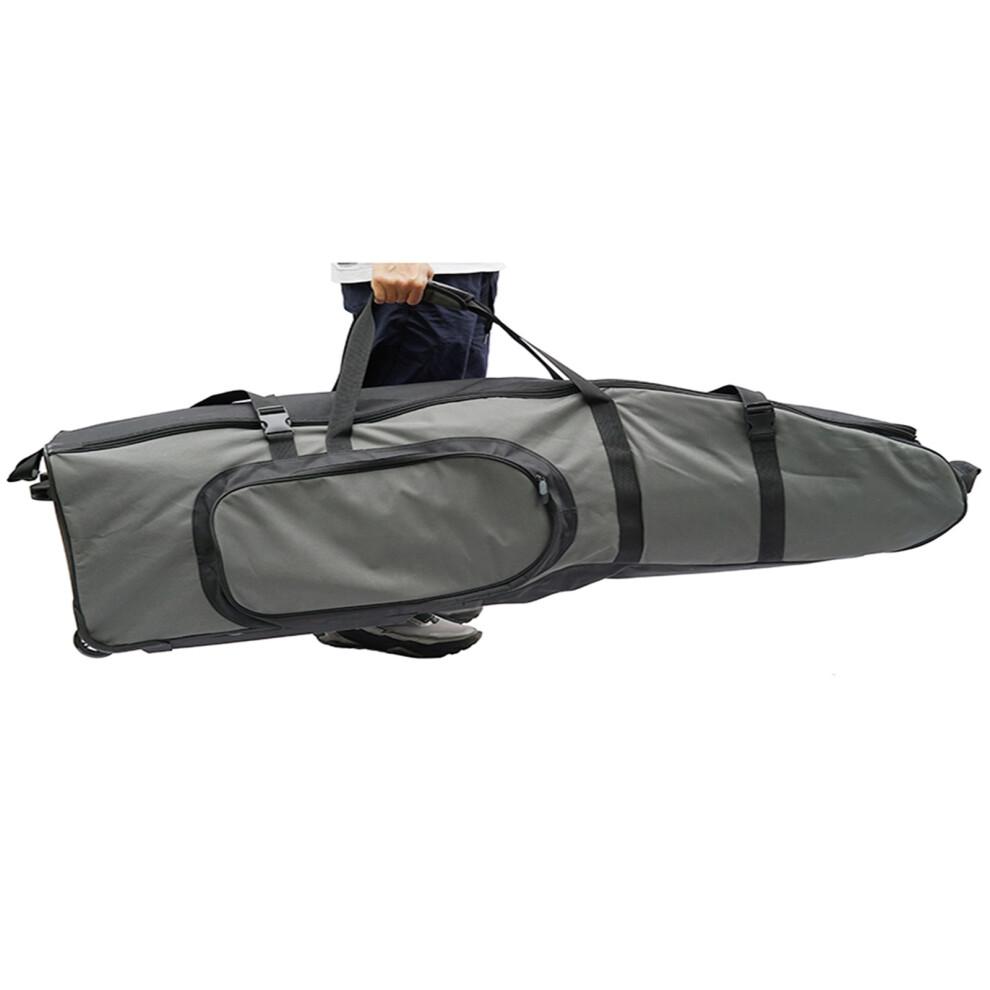 Premium Wheeled Travel Golf Bag Padded Flight Cover Case with Wheels