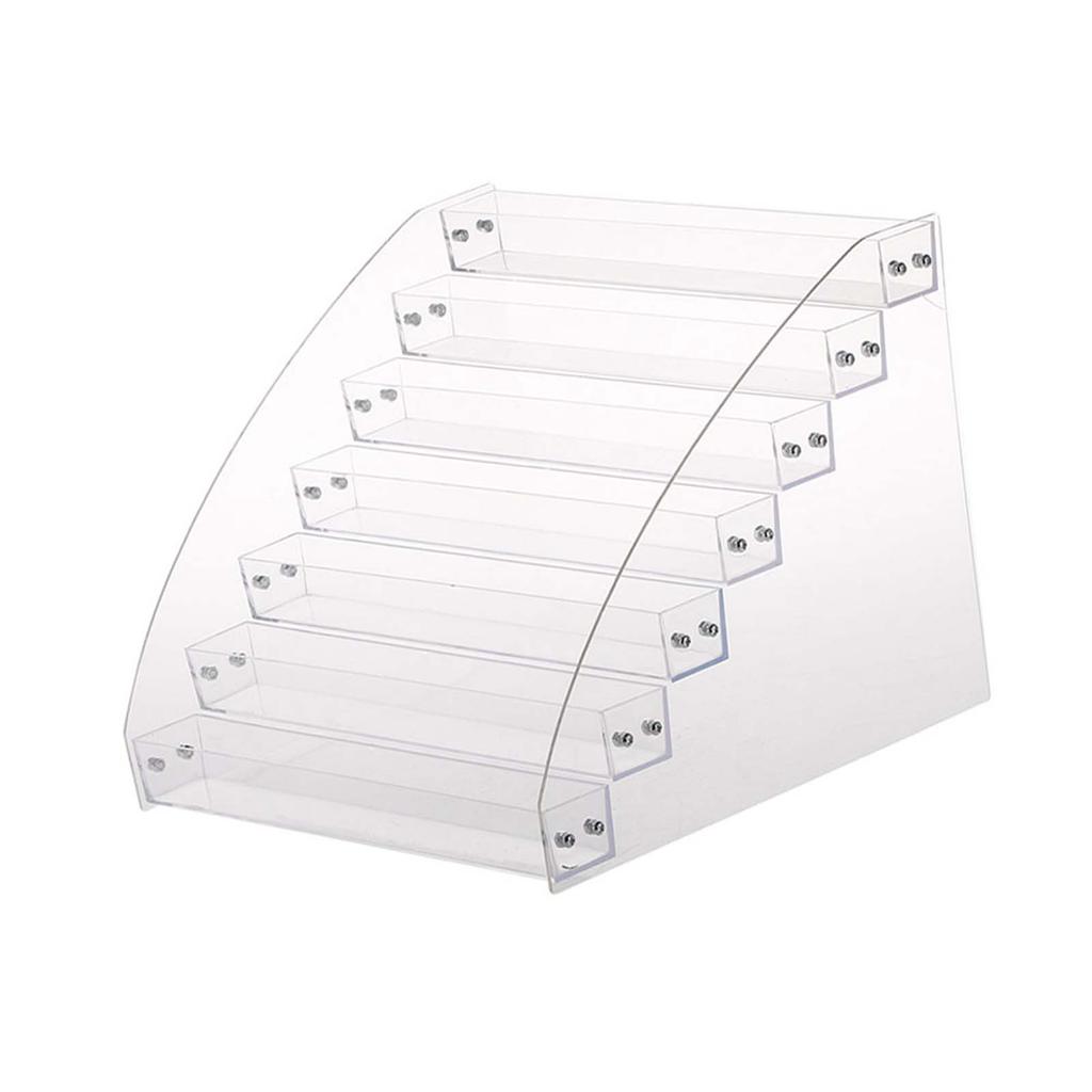 Durable Nail Polish Acrylic Makeup Display Stand Rack Organizer Holder Seven Layers