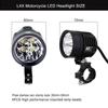 Superheller 40W LED-Motorrad-Scheinwerfer: 4-Perlen-Außenlampe für Autos und Elektrofahrzeuge.