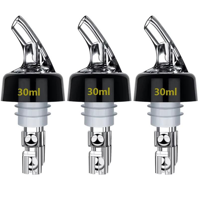 

3pcs Printed Measured Bottle Pourer Spouts Liquor Pourers Quick Shot Spirit Driinks Wine Cocktail Whiskey Dispenser Bartender