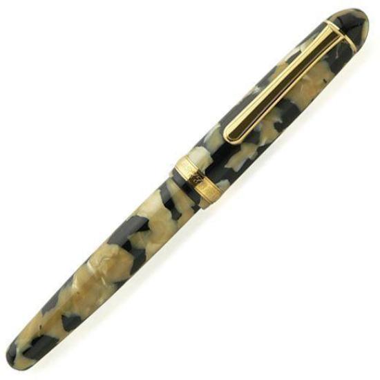Platinum #3776 CELLULOID Fountain Pen ISHIGAKI Broad Nib PTB-35000S#67-4