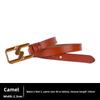 Leather Belt Waist With Metal Buckle And Stylish Flowing Design For Outfits