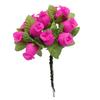 1 bukett kunstig blomst 12 rosehoder DIY Craft Home Party Bryllupsdekor